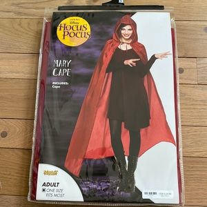 Spirit Halloween Disney Hocus Pocus Mary Sanderson Cape - One Size